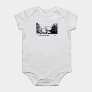 Pennsylvania USA Baby Bodysuit